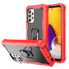 For Samsung Galaxy A72 5G / 4G / Red + Black