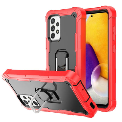 PC + Rubber 3-layers Shockproof Protective Case with Rotating Holder, For Samsung Galaxy A32 5G, For Samsung Galaxy A72 5G / 4G