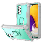 For Samsung Galaxy A72 5G / 4G / Grey White + Mint Green