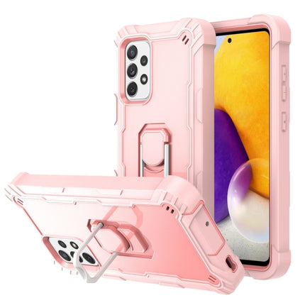 PC + Rubber 3-layers Shockproof Protective Case with Rotating Holder, For Samsung Galaxy A32 5G, For Samsung Galaxy A72 5G / 4G