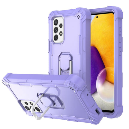 PC + Rubber 3-layers Shockproof Protective Case with Rotating Holder, For Samsung Galaxy A32 5G, For Samsung Galaxy A72 5G / 4G