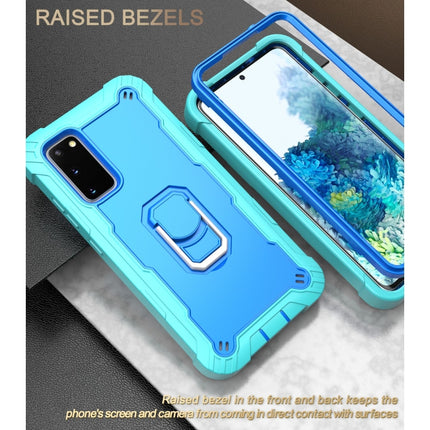 PC + Rubber 3-layers Shockproof Protective Case with Rotating Holder, For Samsung Galaxy S20 FE / FE 5G, For LG Velvet