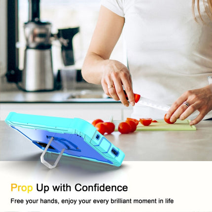 PC + Rubber 3-layers Shockproof Protective Case with Rotating Holder, For Samsung Galaxy S20 FE / FE 5G, For LG Velvet