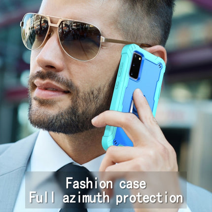 PC + Rubber 3-layers Shockproof Protective Case with Rotating Holder, For Samsung Galaxy S20 FE / FE 5G, For LG Velvet
