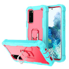 For Samsung Galaxy S20 FE / FE 5G / Mint Green + Rose Red