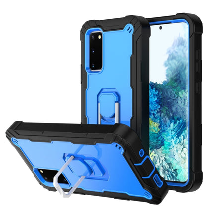 PC + Rubber 3-layers Shockproof Protective Case with Rotating Holder, For Samsung Galaxy S20 FE / FE 5G, For LG Velvet
