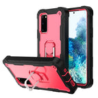 For Samsung Galaxy S20 FE / FE 5G / Black + Rose Red