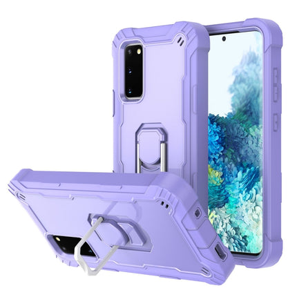 PC + Rubber 3-layers Shockproof Protective Case with Rotating Holder, For Samsung Galaxy S20 FE / FE 5G, For LG Velvet