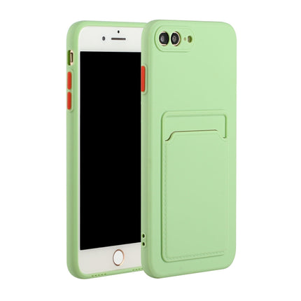 Stoßfeste TPU-Schutzhülle mit Kartensteckplatz-Design, für iPhone 8 &amp; 7, für iPhone 8 Plus &amp; 7 Plus