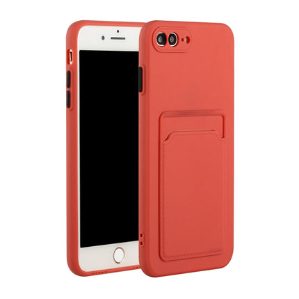 Stoßfeste TPU-Schutzhülle mit Kartensteckplatz-Design, für iPhone 8 &amp; 7, für iPhone 8 Plus &amp; 7 Plus