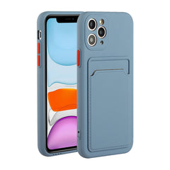 Card Slot Design Shockproof TPU Protective Case, For iPhone 11, For iPhone 11 Pro