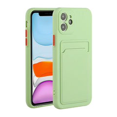 Card Slot Design Shockproof TPU Protective Case, For iPhone 11, For iPhone 11 Pro