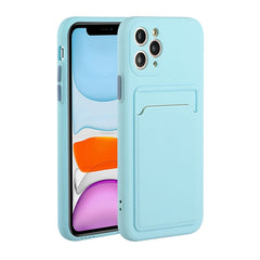 Card Slot Design Shockproof TPU Protective Case, For iPhone 11, For iPhone 11 Pro