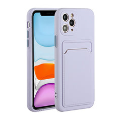 Card Slot Design Shockproof TPU Protective Case, For iPhone 11, For iPhone 11 Pro