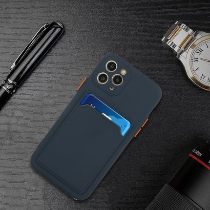 Card Slot Design Shockproof TPU Protective Case, For iPhone 11 Pro Max, For iPhone 12 mini