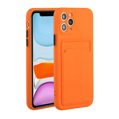 Card Slot Design Shockproof TPU Protective Case, For iPhone 11 Pro Max, For iPhone 12 mini