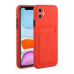 Card Slot Design Shockproof TPU Protective Case, For iPhone 11 Pro Max, For iPhone 12 mini