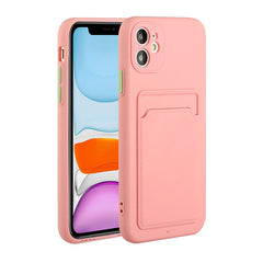 Card Slot Design Shockproof TPU Protective Case, For iPhone 11 Pro Max, For iPhone 12 mini