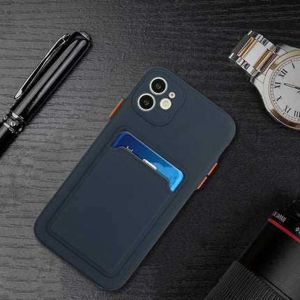 Funda protectora de TPU a prueba de golpes con diseño de ranura para tarjeta, para iPhone 12, para iPhone 12 Pro