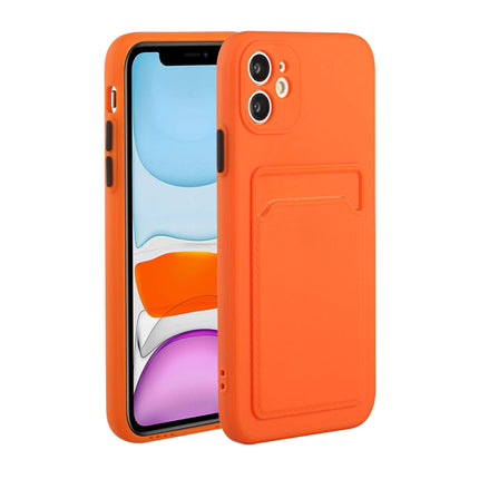 Funda protectora de TPU a prueba de golpes con diseño de ranura para tarjeta, para iPhone 12, para iPhone 12 Pro