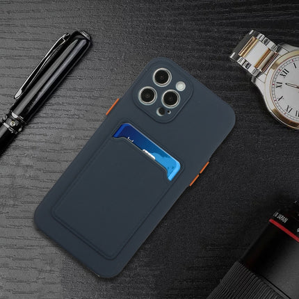 Stoßfeste TPU-Schutzhülle mit Kartensteckplatz-Design, für iPhone 12 Pro Max, für iPhone X / XS