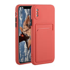 Für iPhone X / XS / Pflaumenrot