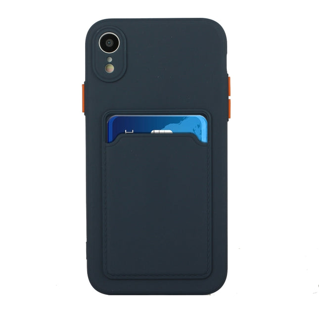 Card Slot Design Shockproof TPU Protective Case, For iPhone XR, For iPhone XS Max
