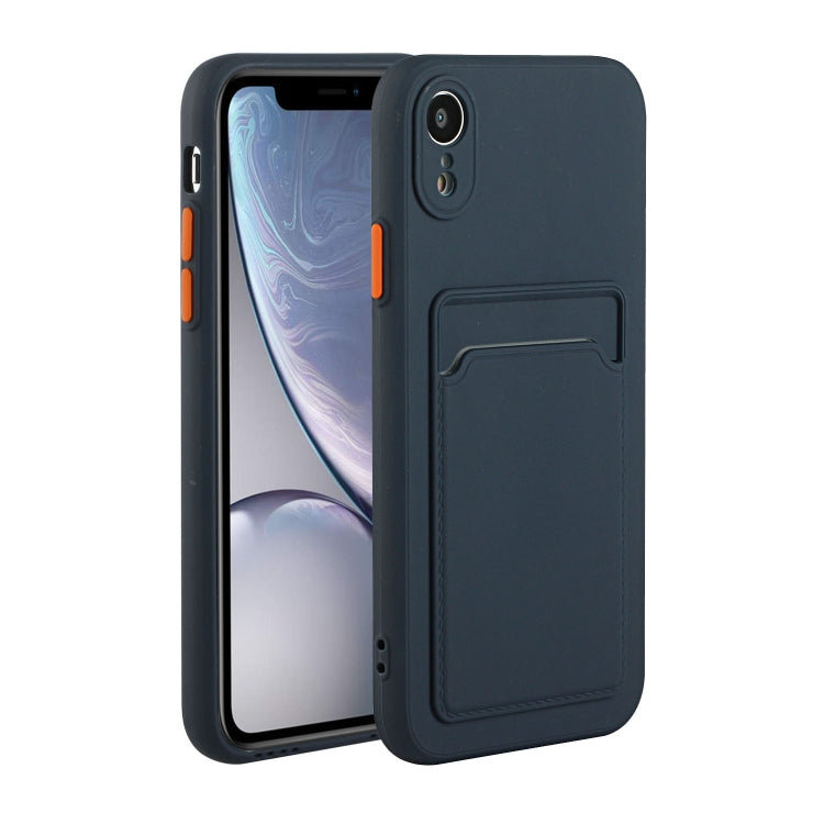 Stoßfeste TPU-Schutzhülle mit Kartensteckplatz-Design, für iPhone XR, für iPhone XS Max