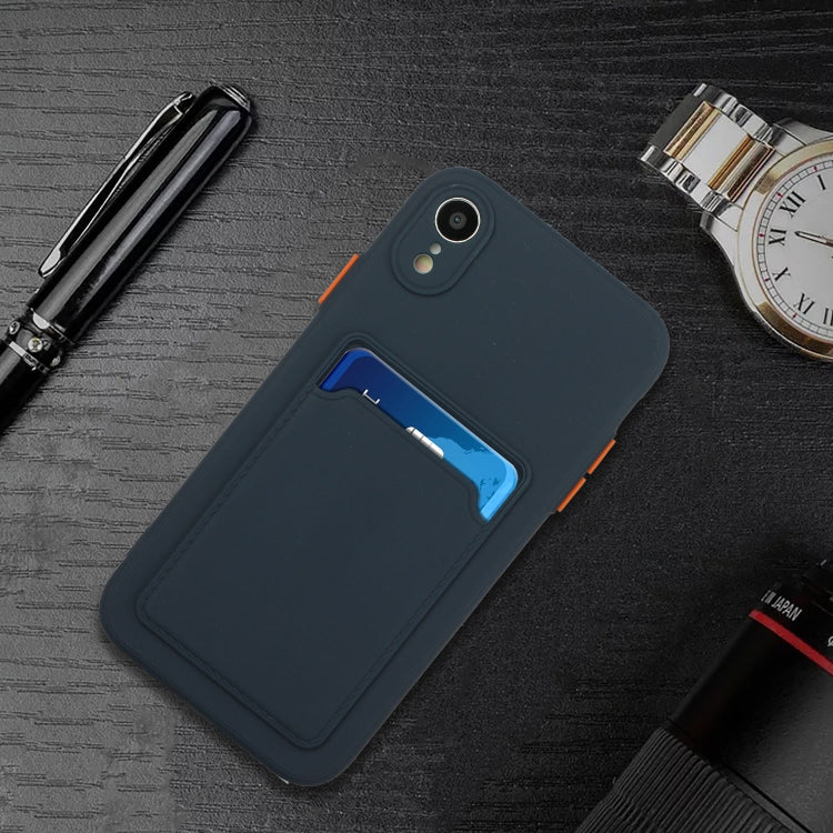 Stoßfeste TPU-Schutzhülle mit Kartensteckplatz-Design, für iPhone XR, für iPhone XS Max