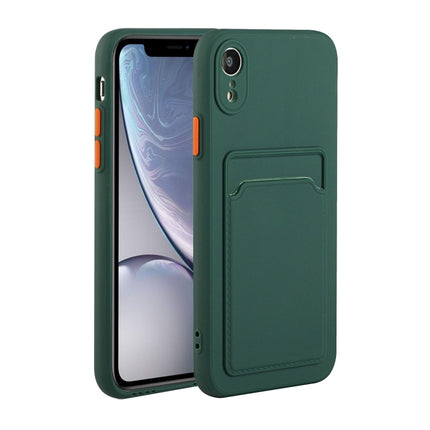 Stoßfeste TPU-Schutzhülle mit Kartensteckplatz-Design, für iPhone XR, für iPhone XS Max