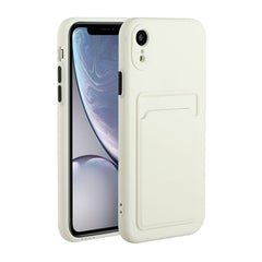 Card Slot Design Shockproof TPU Protective Case, For iPhone XR, For iPhone XS Max