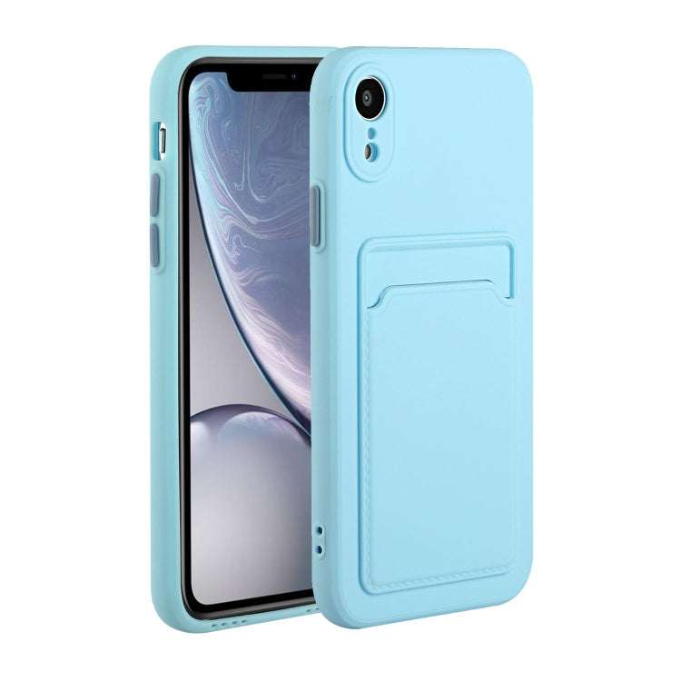 Stoßfeste TPU-Schutzhülle mit Kartensteckplatz-Design, für iPhone XR, für iPhone XS Max