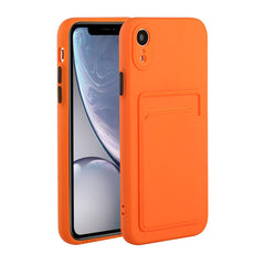 Card Slot Design Shockproof TPU Protective Case, For iPhone XR, For iPhone XS Max