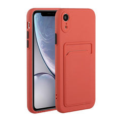 Card Slot Design Shockproof TPU Protective Case, For iPhone XR, For iPhone XS Max