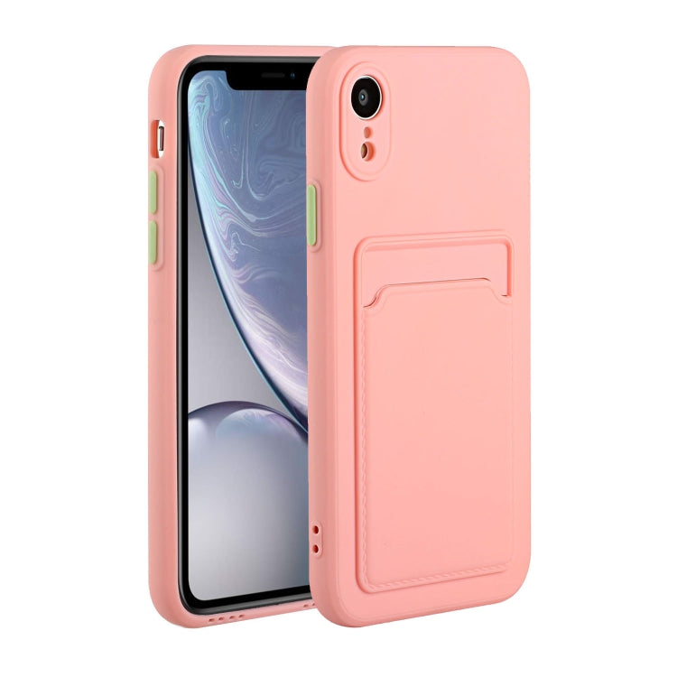 Stoßfeste TPU-Schutzhülle mit Kartensteckplatz-Design, für iPhone XR, für iPhone XS Max