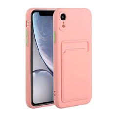 Card Slot Design Shockproof TPU Protective Case, For iPhone XR, For iPhone XS Max