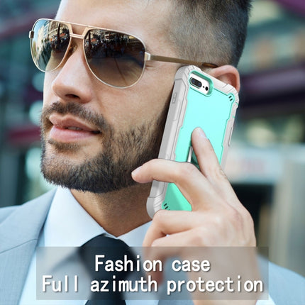PC + Rubber 3-layers Shockproof Protective Case with Rotating Holder, For iPhone 8 Plus / 7 Plus, For iPhone 11