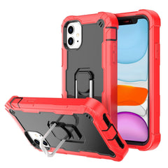 PC + Rubber 3-layers Shockproof Protective Case with Rotating Holder, For iPhone 8 Plus / 7 Plus, For iPhone 11, For iPhone 11 Pro