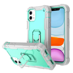 PC + Rubber 3-layers Shockproof Protective Case with Rotating Holder, For iPhone 8 Plus / 7 Plus, For iPhone 11, For iPhone 11 Pro