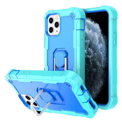 PC + Rubber 3-layers Shockproof Protective Case with Rotating Holder, For iPhone 8 Plus / 7 Plus, For iPhone 11, For iPhone 11 Pro