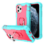 For iPhone 11 Pro / Mint Green + Rose Red