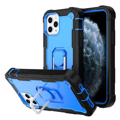 PC + Rubber 3-layers Shockproof Protective Case with Rotating Holder, For iPhone 8 Plus / 7 Plus, For iPhone 11, For iPhone 11 Pro