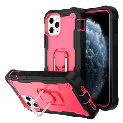 PC + Gummi 3-lagige stoßfeste Schutzhülle mit drehbarem Halter, für iPhone 11 Pro Max, für iPhone SE 2022 / SE 2020 / 8 / 7, für iPhone XS / X
