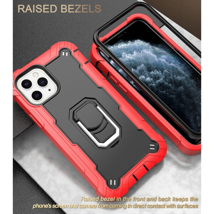 PC + Gummi 3-lagige stoßfeste Schutzhülle mit drehbarem Halter, für iPhone 11 Pro Max, für iPhone SE 2022 / SE 2020 / 8 / 7, für iPhone XS / X