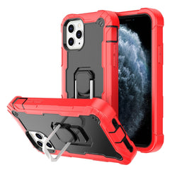 PC + Rubber 3-layers Shockproof Protective Case with Rotating Holder, For iPhone 8 Plus / 7 Plus, For iPhone 11, For iPhone 11 Pro