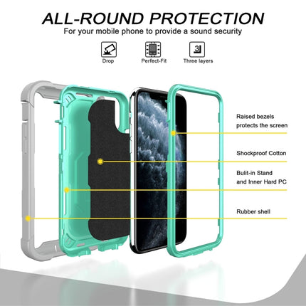 PC + Rubber 3-layers Shockproof Protective Case with Rotating Holder, For iPhone 11 Pro, For iPhone 11 Pro Max