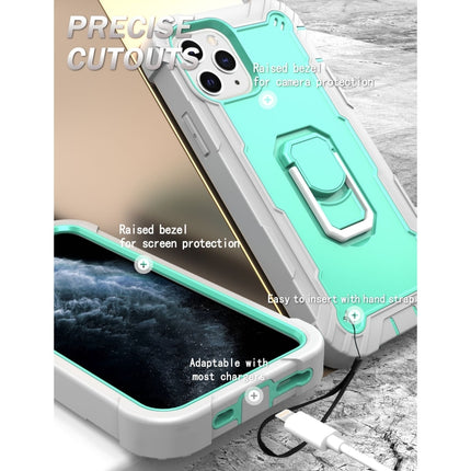 PC + Rubber 3-layers Shockproof Protective Case with Rotating Holder, For iPhone 11 Pro, For iPhone 11 Pro Max