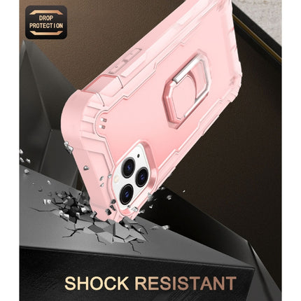 PC + Gummi 3-lagige stoßfeste Schutzhülle mit drehbarem Halter, für iPhone 11 Pro Max, für iPhone SE 2022 / SE 2020 / 8 / 7, für iPhone XS / X