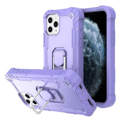 PC + Rubber 3-layers Shockproof Protective Case with Rotating Holder, For iPhone 8 Plus / 7 Plus, For iPhone 11, For iPhone 11 Pro