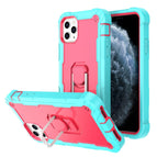 For iPhone 11 Pro Max / Mint Green + Rose Red